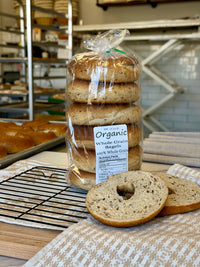 Organic Whole Wheat Bagels Pack of 6