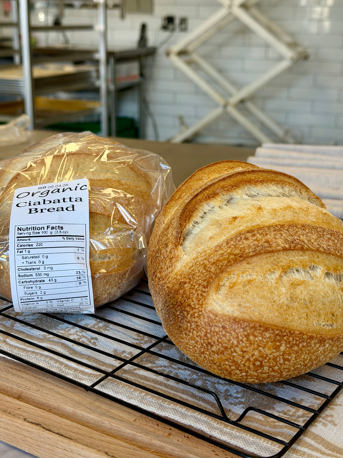 Organic Ciabatta Sourdough