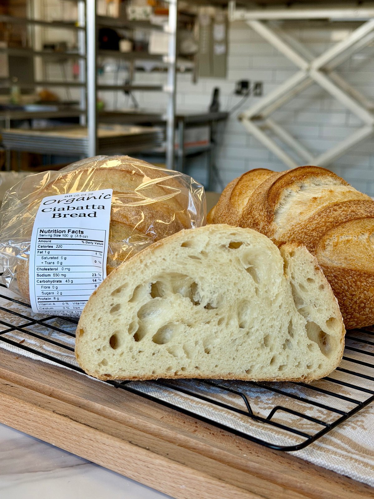 Organic Ciabatta Sourdough