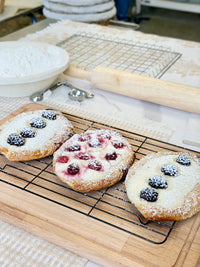 Spelt Ricotta & Sour Cherry Pastry