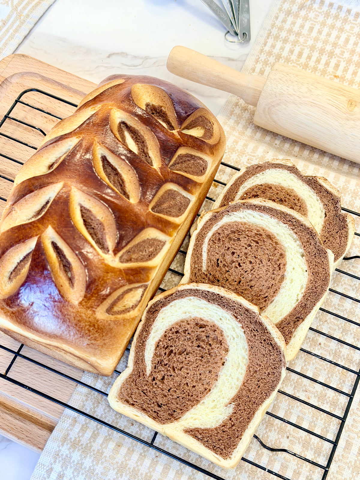 Chocolate Marble Bread
