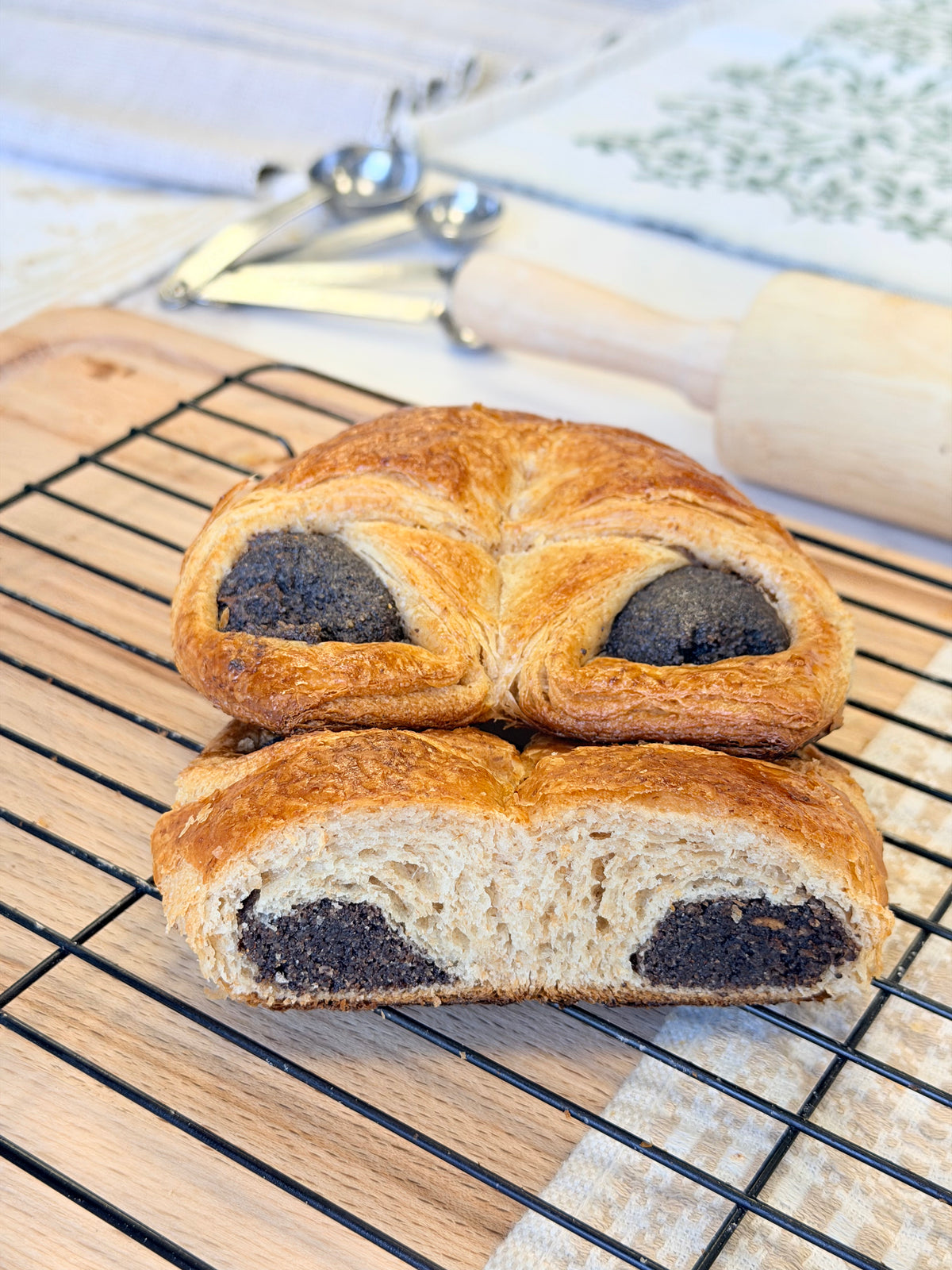 Spelt Poppy Seed Pastry