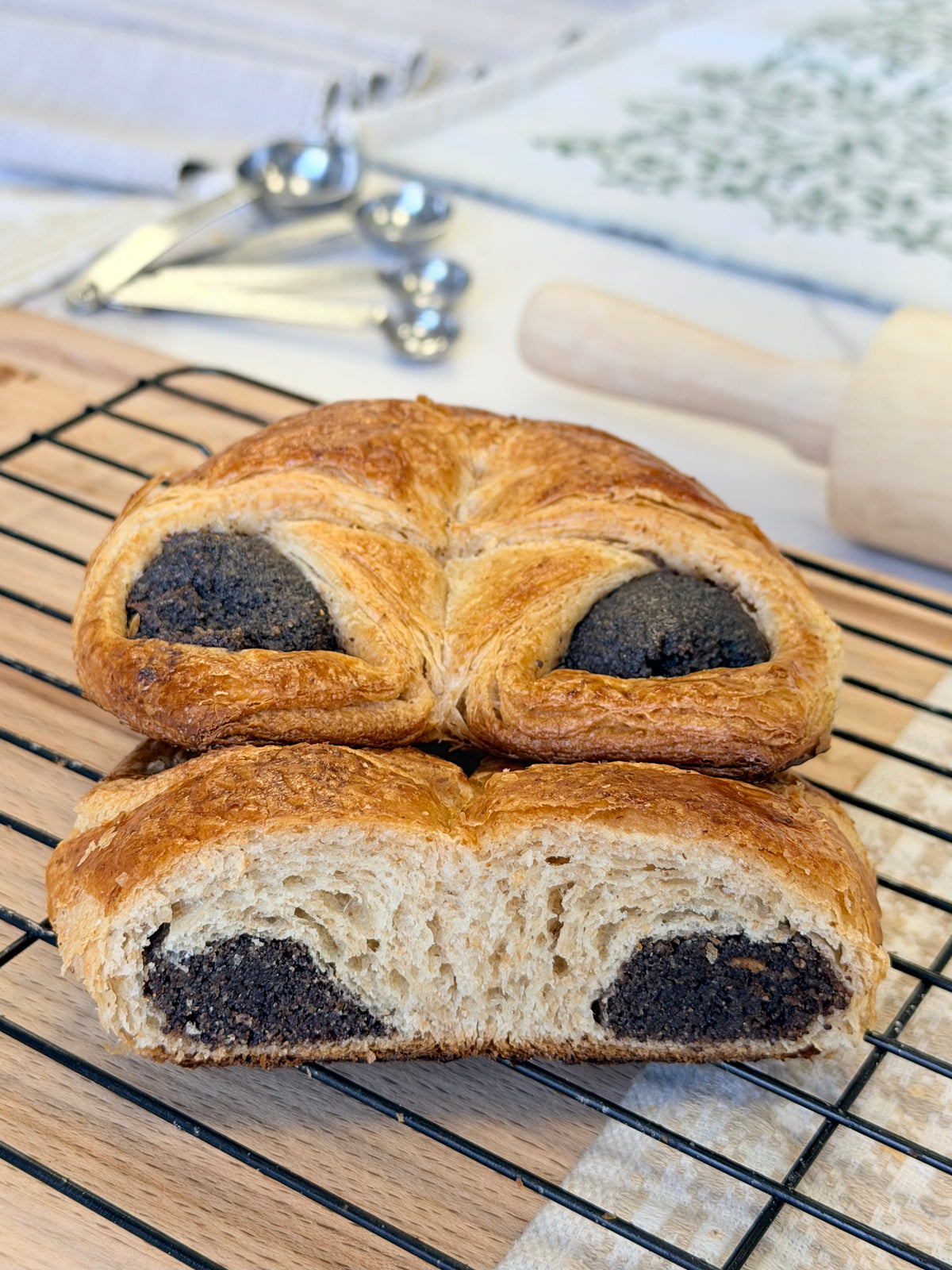 Spelt Poppy Seed Pastry