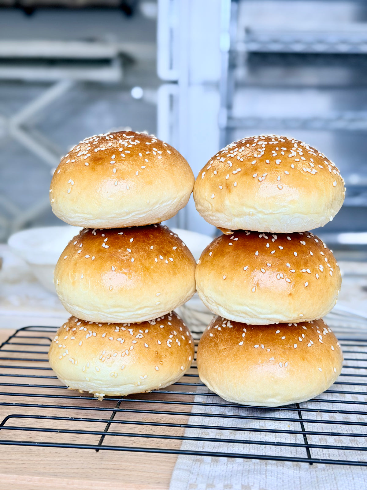 Organic Brioche Buns Pack of 6