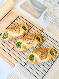 Spelt Spinach Feta Pastry