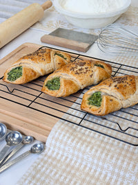 Spelt Spinach Feta Pastry