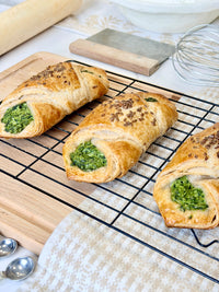 Spelt Spinach Feta Pastry