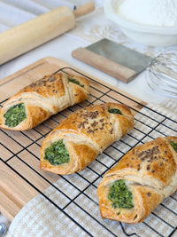 Spelt Spinach Feta Pastry