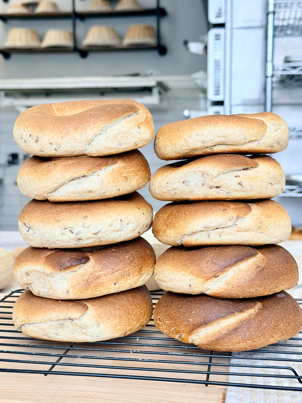Organic Whole Wheat Bagels Pack of 6