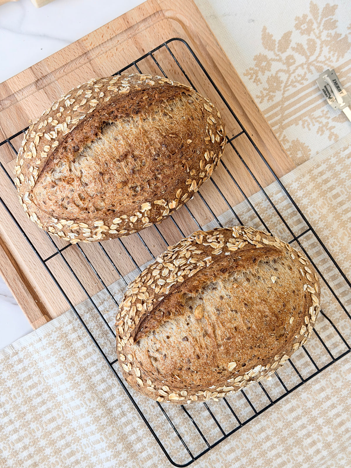 Organic Whole Wheat Multiseed Sourdough