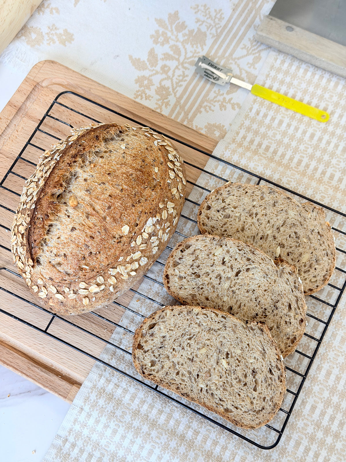 Organic Whole Wheat Multiseed Sourdough